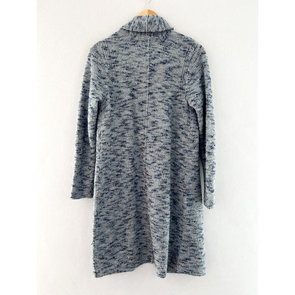 J. Jill Pure Jill Wool Blend Melange Knit Cardigan Sweater Small Cozy Longline - Picture 4 of 7